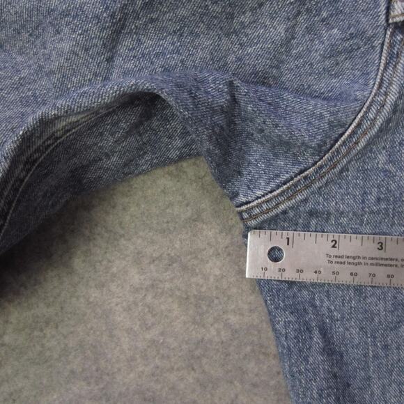 Vintage Levi's Denim Jacket Mens Large Blue Trucker Type III 90s 70507-4890 - Picture 5 of 7